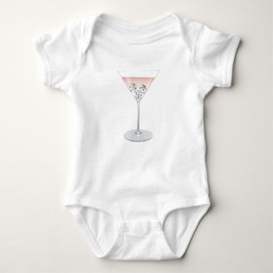 Bunco Martini Cocktail Baby Bodysuit