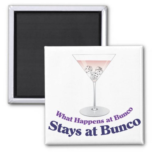 Bunco Martini Cocktail Magnet