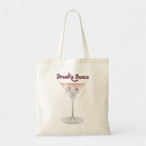 Bunco Martini Cocktail Tote Bag