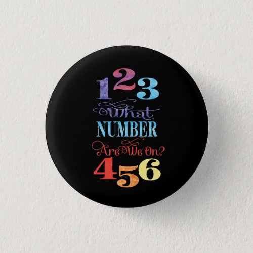 Bunco Modern Typography What Number Are We On Button