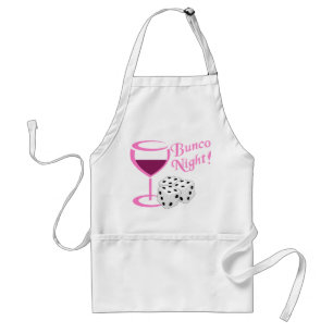 Bunco Night Adult Apron