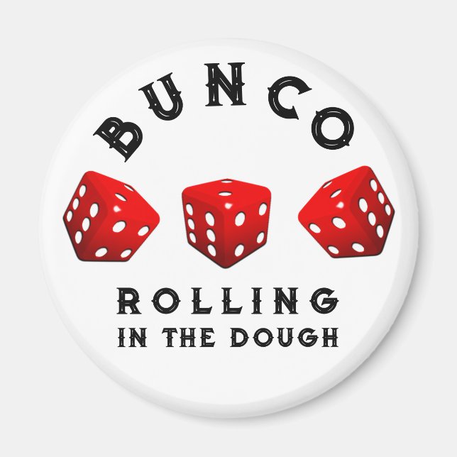 Bunco Night Magnet (Front)