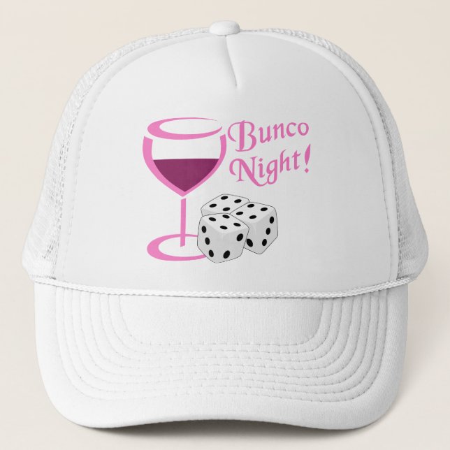 Bunco Night Trucker Hat (Front)