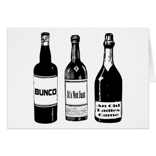 Bunco Not Just An Old Ladies Game Cards (Front Horizontal)