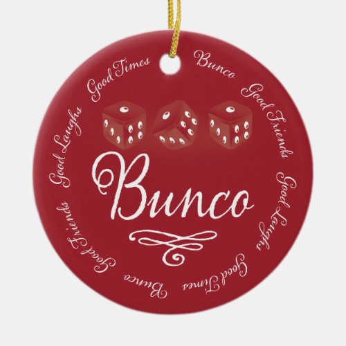 Bunco Ornament Good Laughs