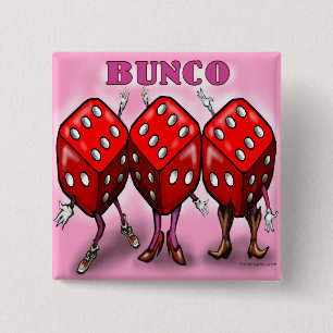 Bunco Pinback Button