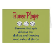 Bunco Player -Definition (Front Horizontal)