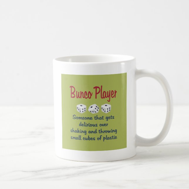 Bunco Player -Definition Coffee Mug (Right)