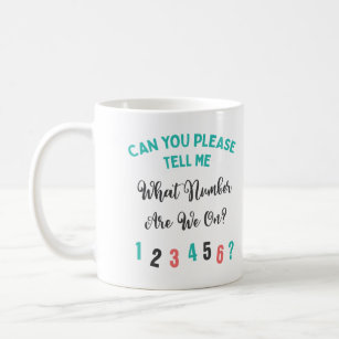 Bunco Player Funny What Number Are We On? Gray Coffee Mug