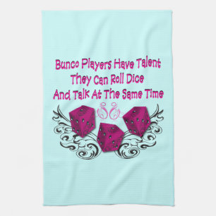 bunco player have talent towel