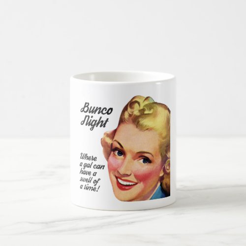 Bunco Player Retro Vintage Funny Swell Of A Time Coffee Mug