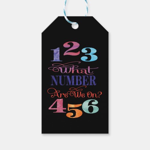 Bunco Player _ What Number Are We On Gift Tags