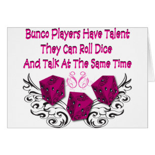 bunco players have talent #2 cards