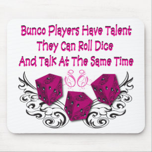 bunco players have talent #2 mouse pad