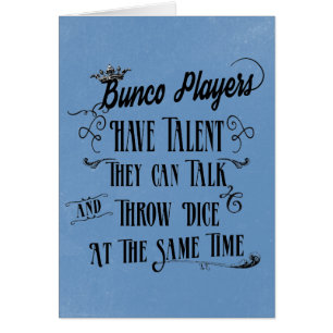 Bunco Players Have Talent With Crown Cards