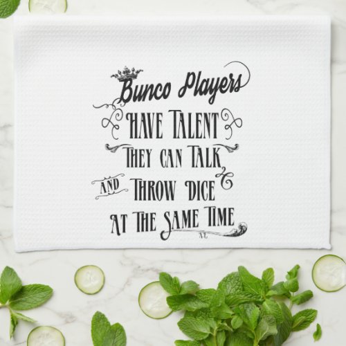 Bunco Players Have Talent With Crown Towel