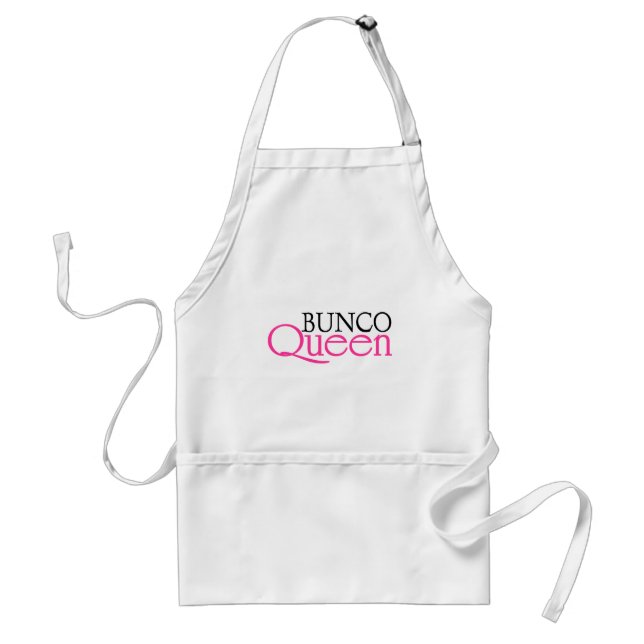 Bunco Queen Adult Apron (Front)