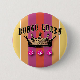 Bunco Queen Button