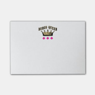 Bunco Queen Post It Note