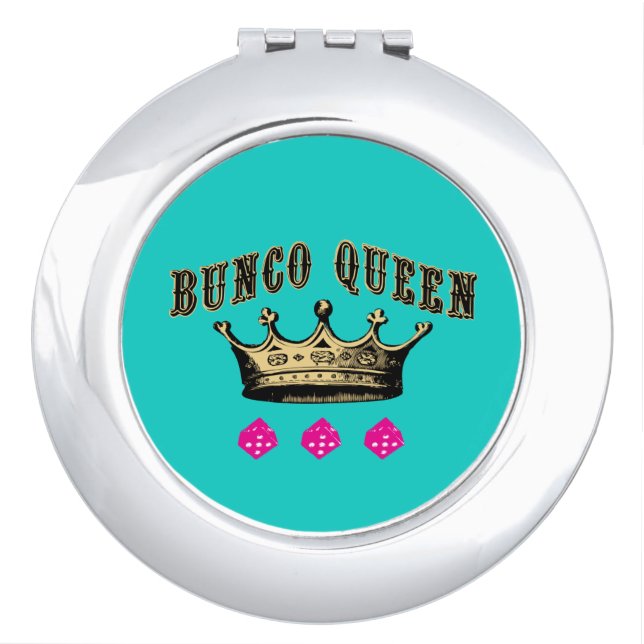 Bunco Queen Vintage Design Vanity Mirror (Front)