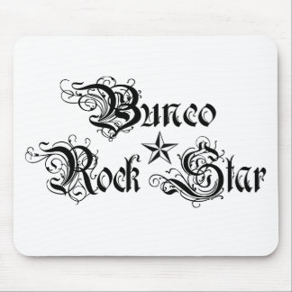 bunco rock star mouse pad