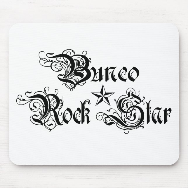 bunco rock star mouse pad (Front)