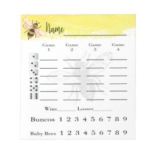 Personalized Game Score Pad – Moon Mippy