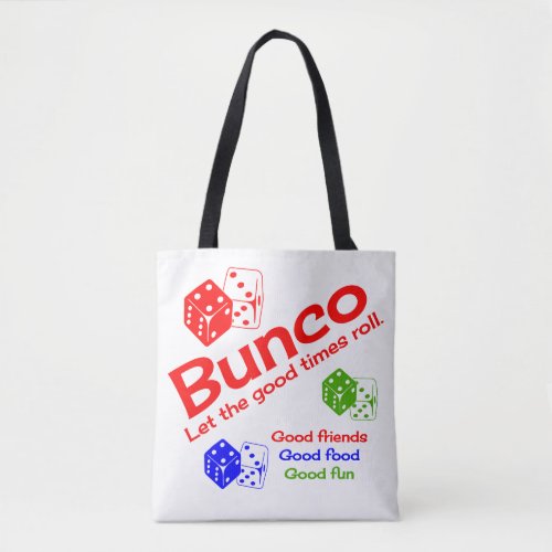 Bunco Storage Tote Bag