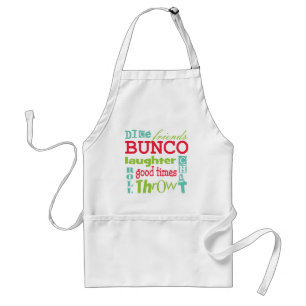 Bunco Subway Art Design By Artinspired Adult Apron