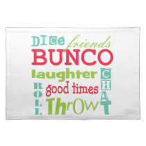 Bunco Subway Art Design By Artinspired Cloth Placemat