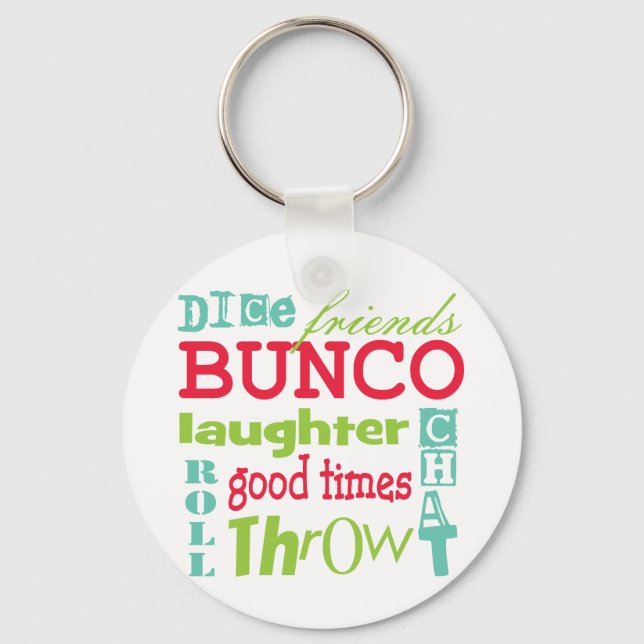 Bunco Subway Art Design By Artinspired Keychain (Front)