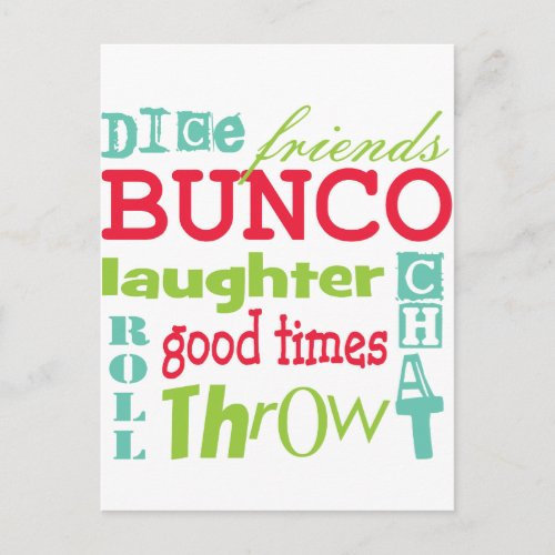 Bunco Subway Art Design By Artinspired Postcard