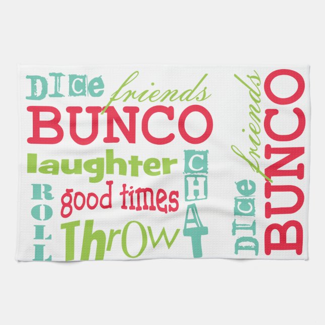 Bunco Subway Art Design By Artinspired Towel (Horizontal)