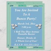 Bunco Subway Art Invite (Front/Back)