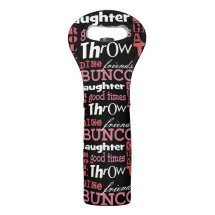 Bunco Subway Art Wine Bag