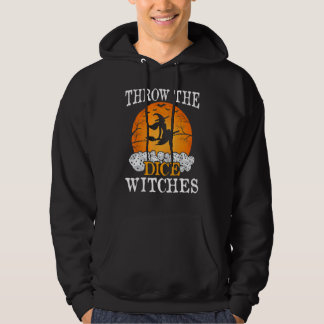 Bunco Throw The Dice Witches Bunco Game Halloween Hoodie