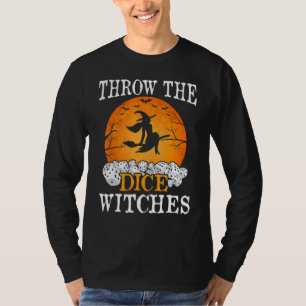 Bunco Throw The Dice Witches Bunco Game  Halloween T-Shirt