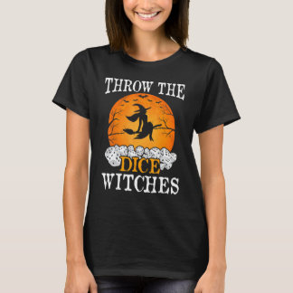 Bunco Throw The Dice Witches Bunco Game Halloween T-Shirt