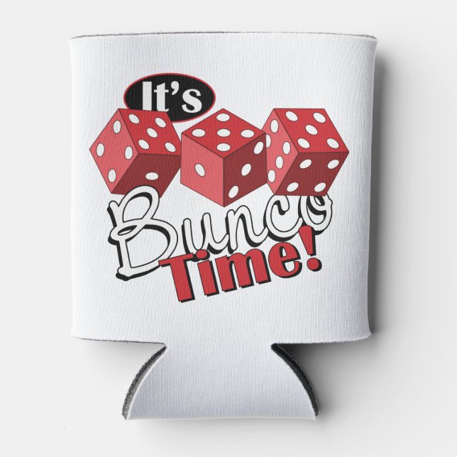 Bunco TIme Can Cooler (Front)