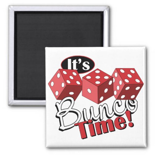 Bunco TIme Magnet