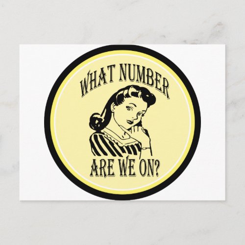 Bunco What Number Are We On 2 Postcard