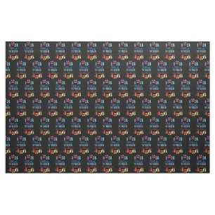 Bunco What Number Are We On? Fun Typography Fabric