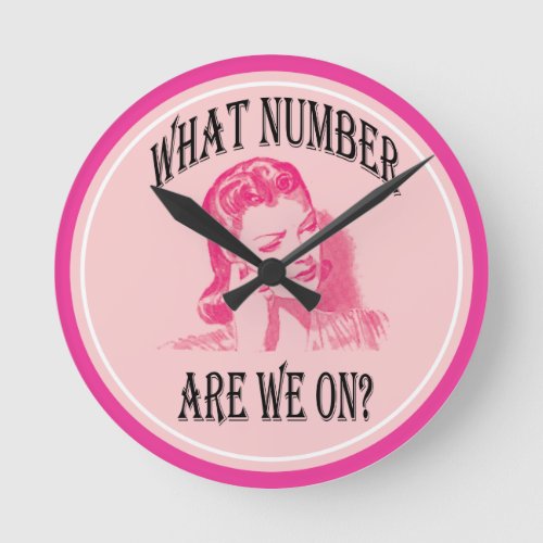 Bunco What Number Are We On Wall Clock