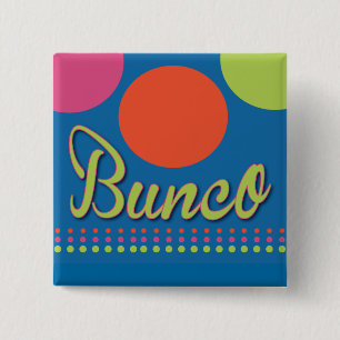 Bunco With Dots Pin