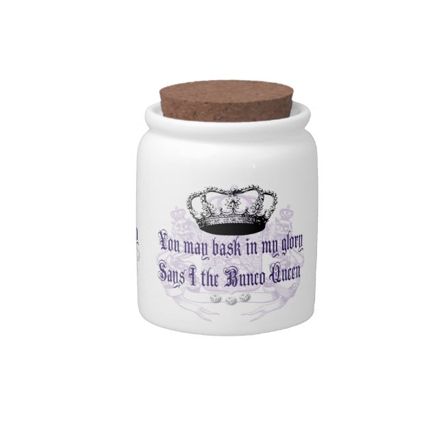 bunco - you may bask in my glory money jar (Front)