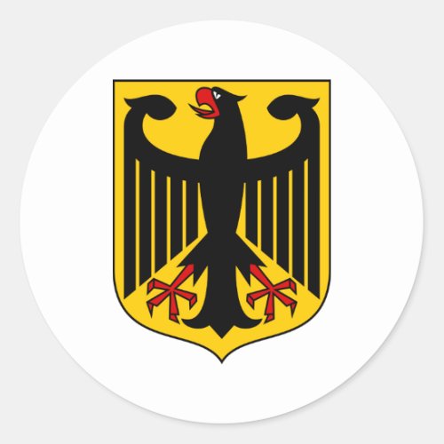 Bundesadler _ Bundeswappen Deutschlands _ Germany Classic Round Sticker