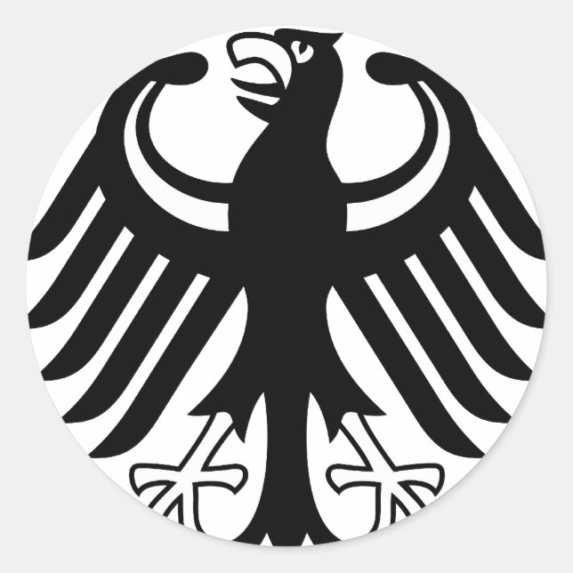 Bundesadler Classic Round Sticker (Front)