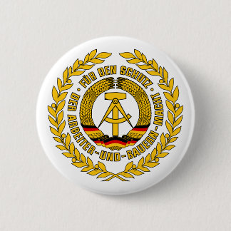 Bundesrepublik Deutschland / East Germany Crest Pinback Button