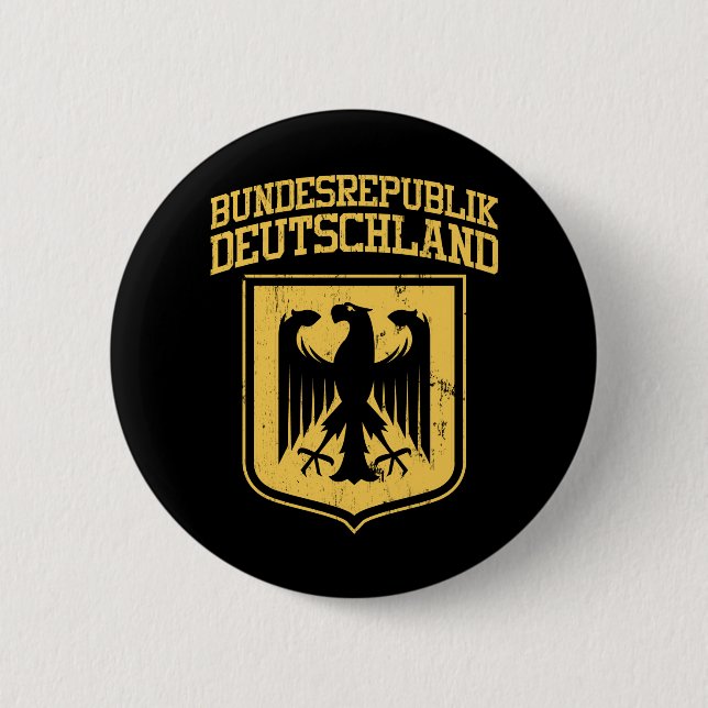 Bundesrepublik Deutschland / German Eagle Button (Front)
