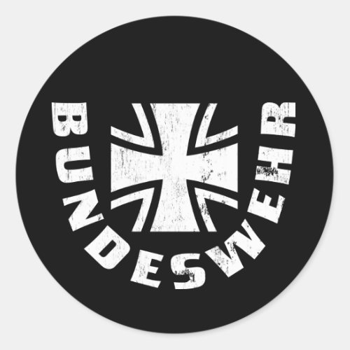 Bundeswehr Deutschland LuftwaffeGerman Air Force Classic Round Sticker